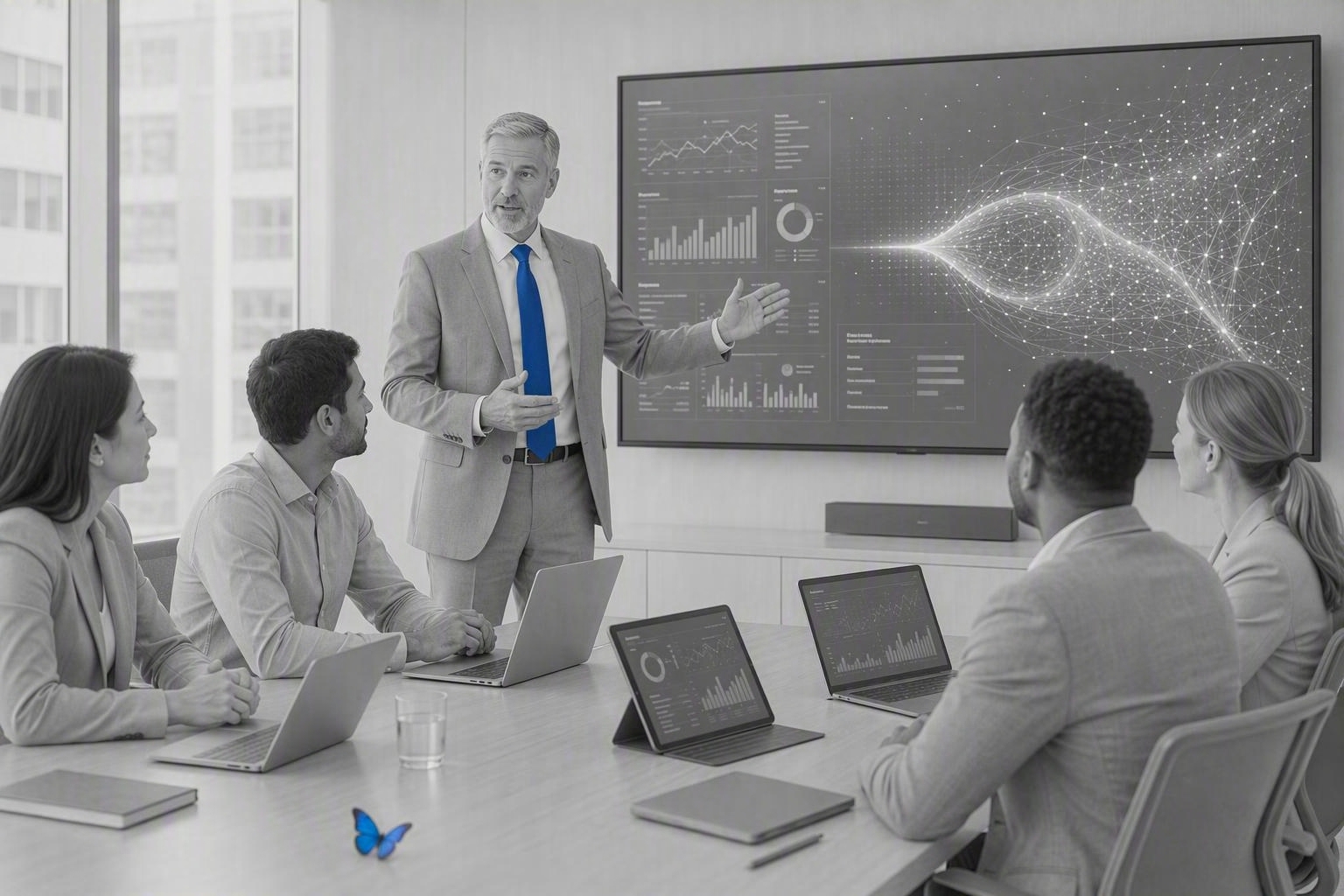 Addressing a room during an executive session